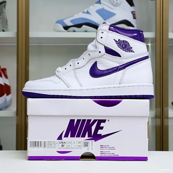 1 OG Air Court Purple Jordan High 0825